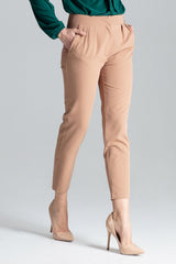 Women's Trousers L028 – Lenitif, Brown – Pants – image 2