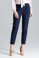 Women's Trousers L028 – Lenitif, Navy – Pants – image 3