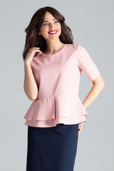 Blouse L026 – Lenitif, Pink – Blouse – image 2