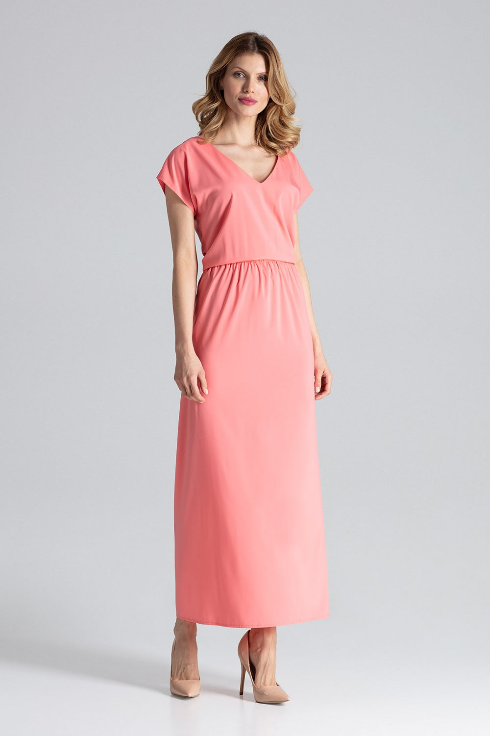 Day Dress M668 – Figl, Coral – Day Dress – image 3