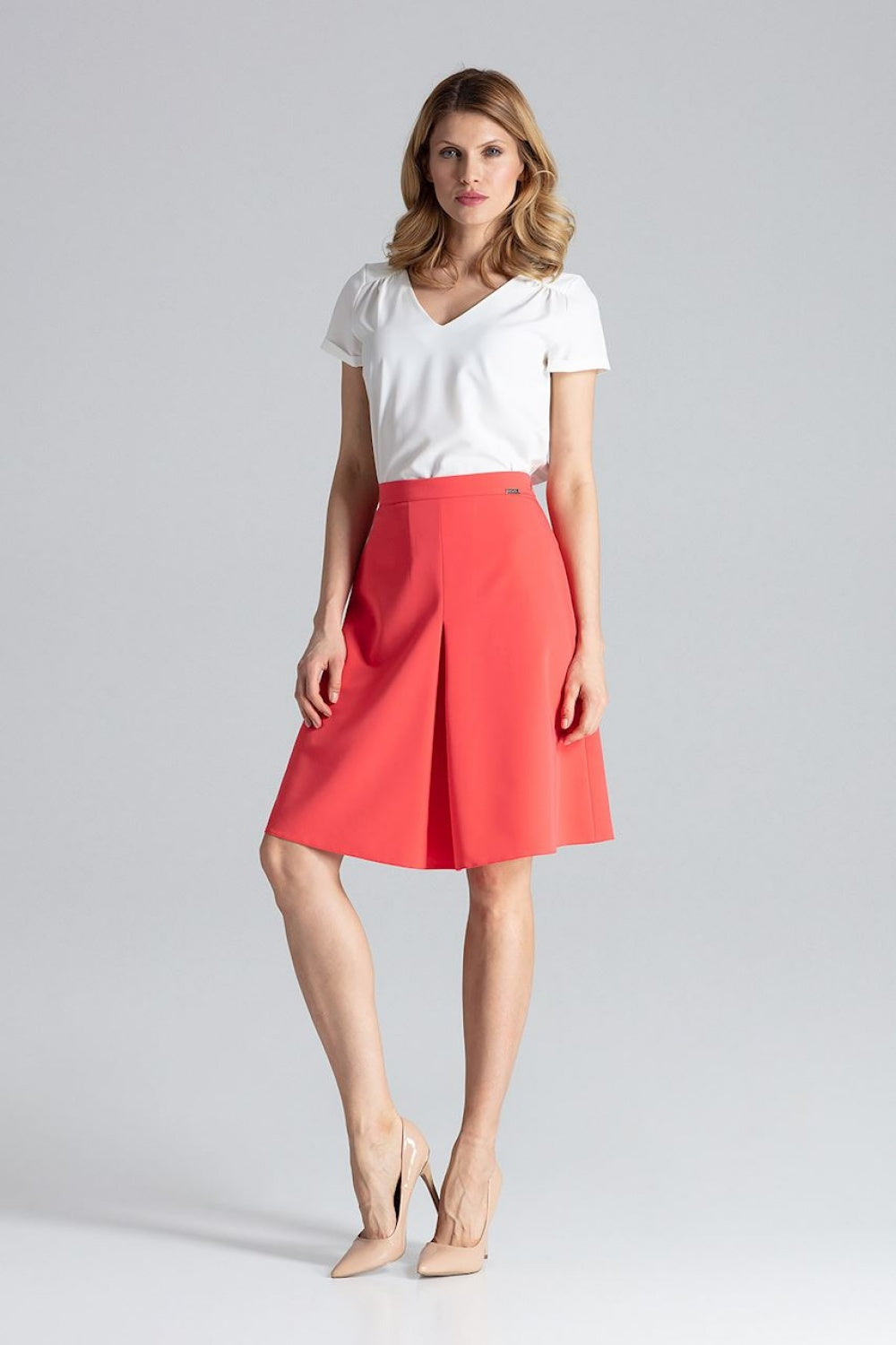 Skirt M667 – Figl, Coral – Skirt
