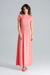 Day Dress L042 – Lenitif, Coral – Day Dress