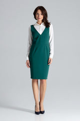 Day Dress L039 – Lenitif, Green – Day Dress