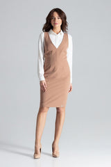 Day Dress L039 – Lenitif, Brown – Day Dress – image 2