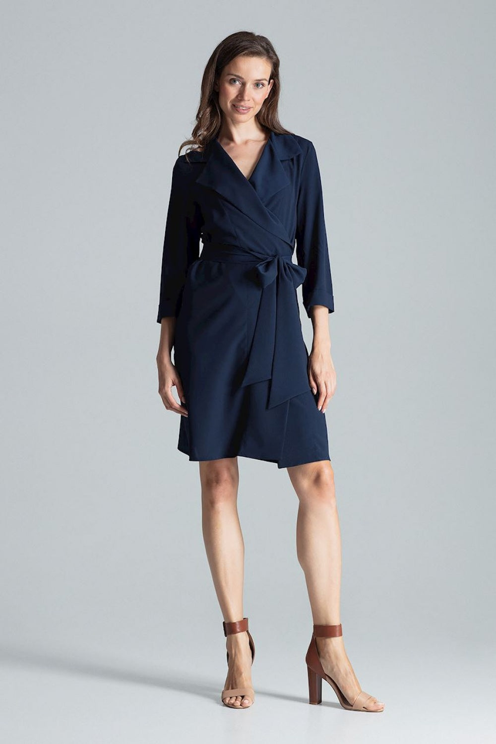 Day Dress M680 – Figl, Navy – Day Dress – image 4