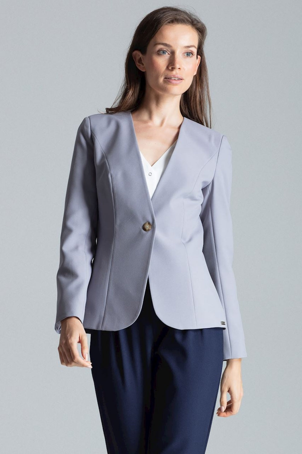 Jacket M678 – Figl, Grey – Jacket – image 2