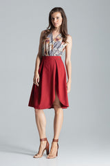 Skirt M675 – Figl, Burgundy – Skirt