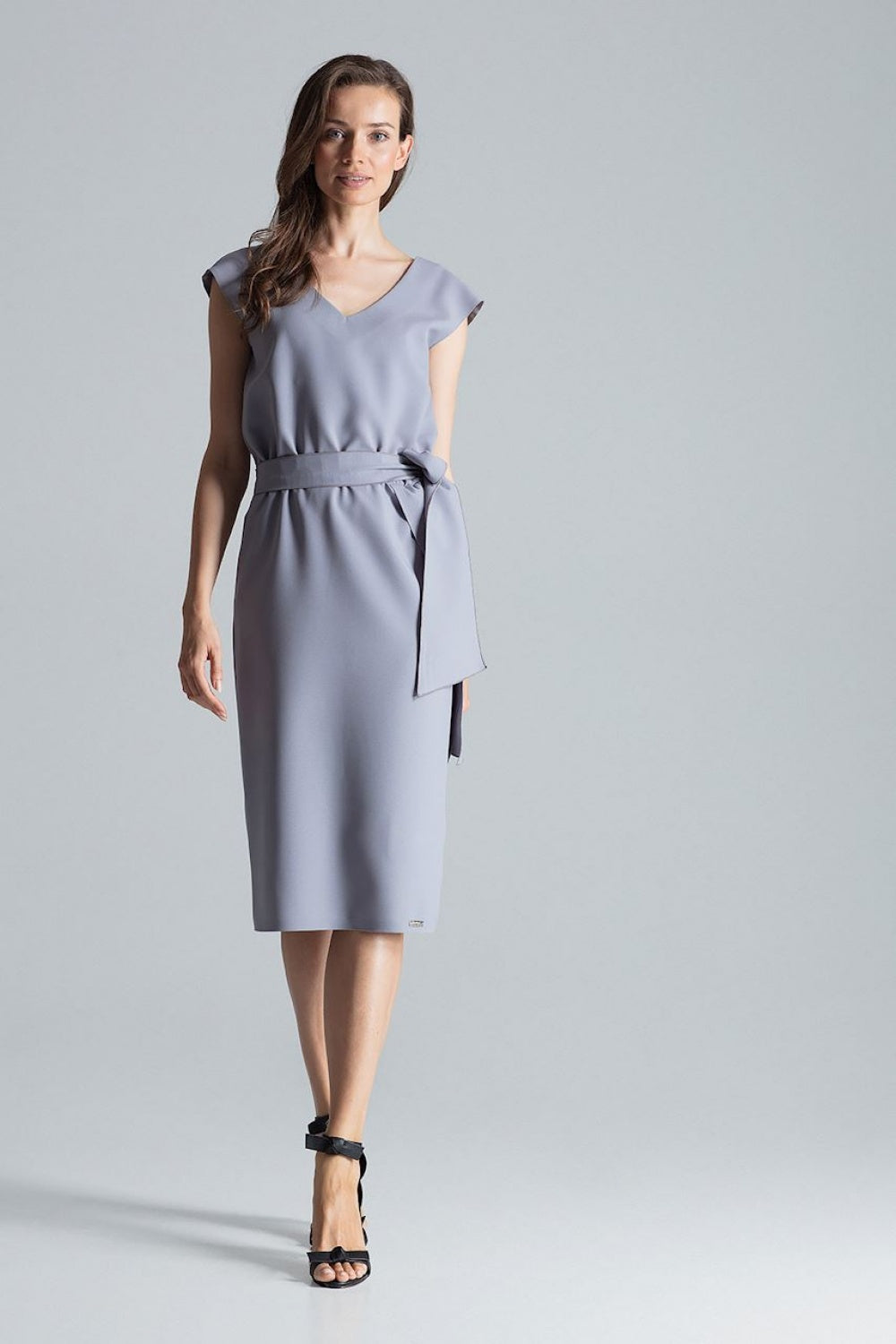 Day Dress M674 – Figl, Grey – Day Dress – image 2