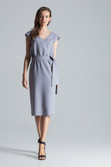 Day Dress M674 – Figl, Grey – Day Dress – image 2