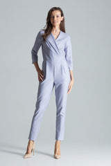 Suit M672 – Figl, Grey – Jumpsuit – image 2