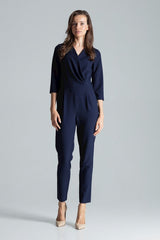 Suit M672 – Figl, Navy – Jumpsuit – image 4