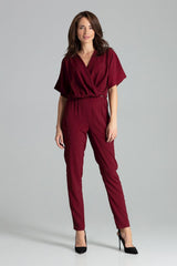 Suit L062 – Lenitif, Burgundy – Jumpsuit – image 4