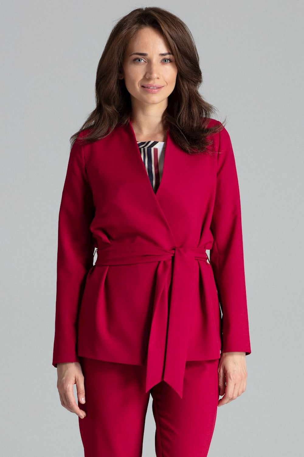 Jacket L061 – Lenitif, Burgundy – Jacket – image 3