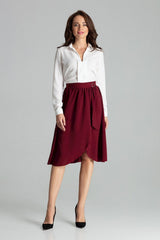 Skirt L060 – Lenitif, Burgundy – Skirt – image 2