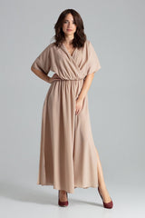 Day Dress L055 – Lenitif, Beige – Day Dress