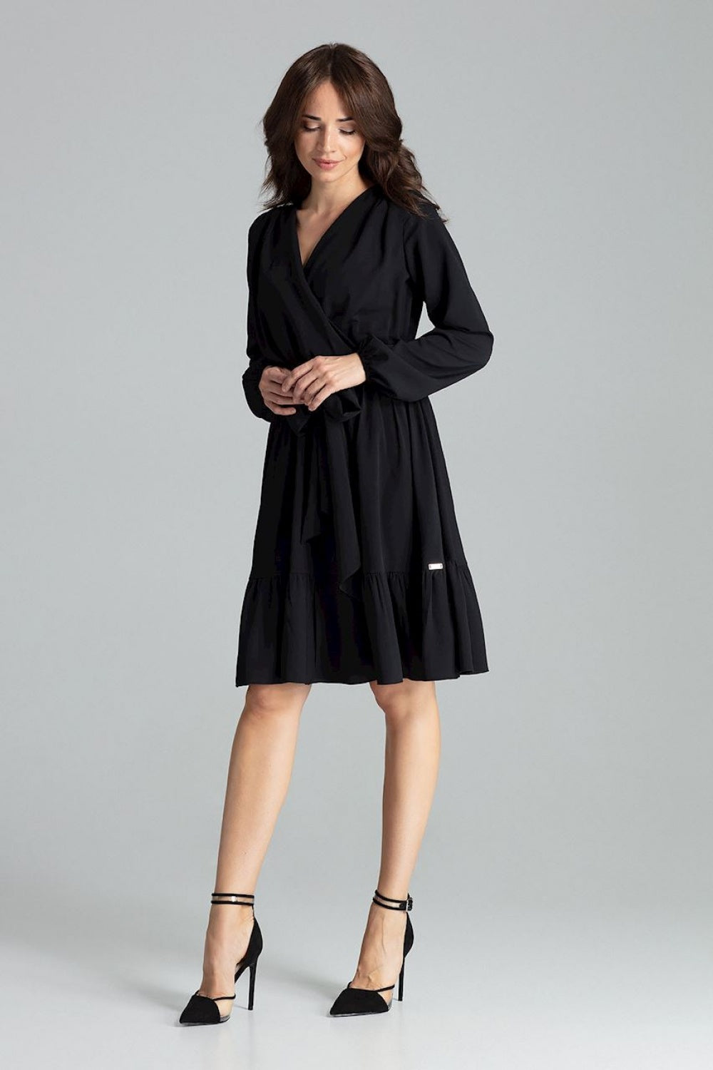 Cocktail dress L053 – Lenitif, Black – Cocktail Dress – image 4