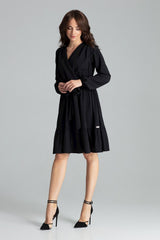 Cocktail dress L053 – Lenitif, Black – Cocktail Dress – image 4