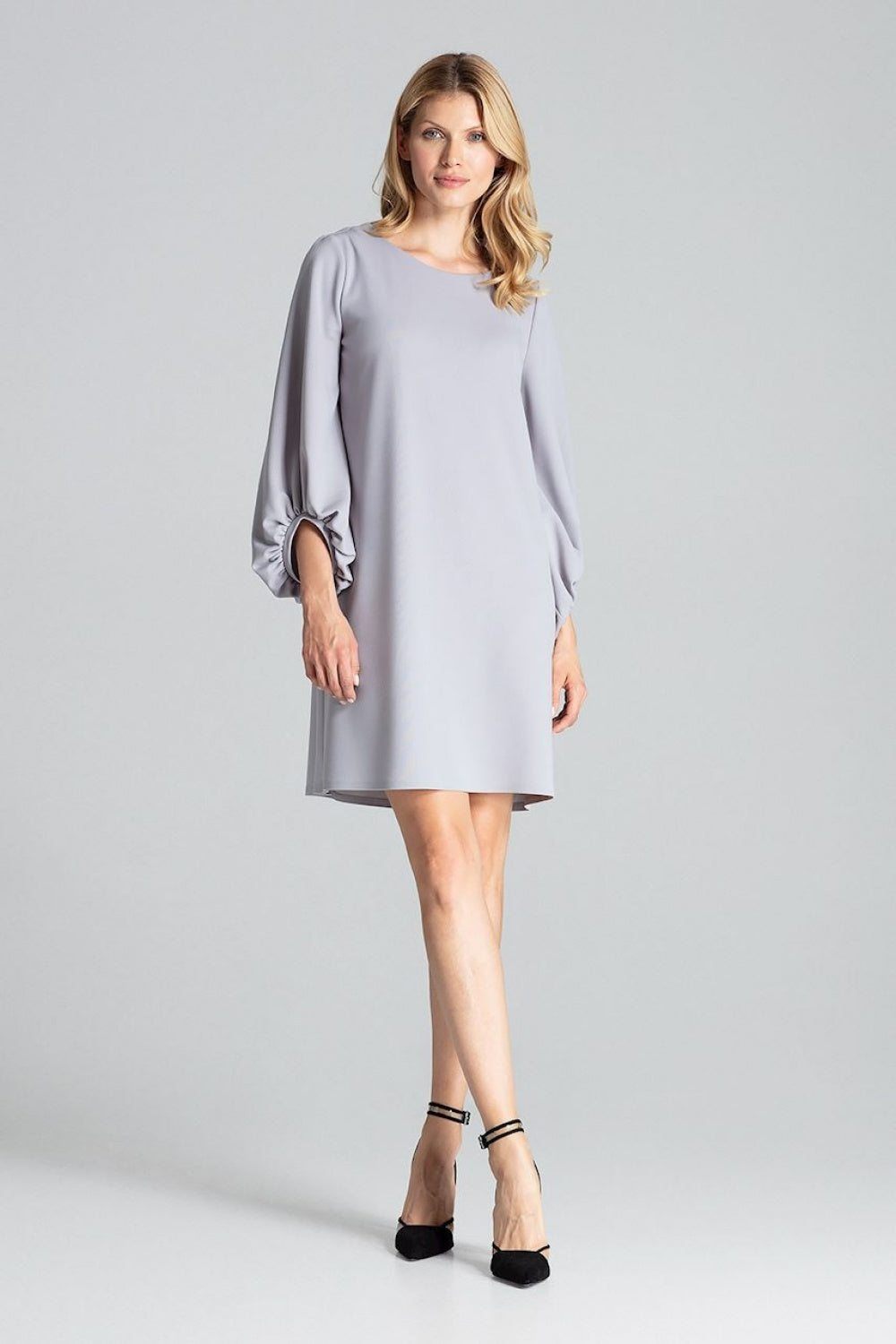 Day Dress M693 – Figl, Grey – Day Dress