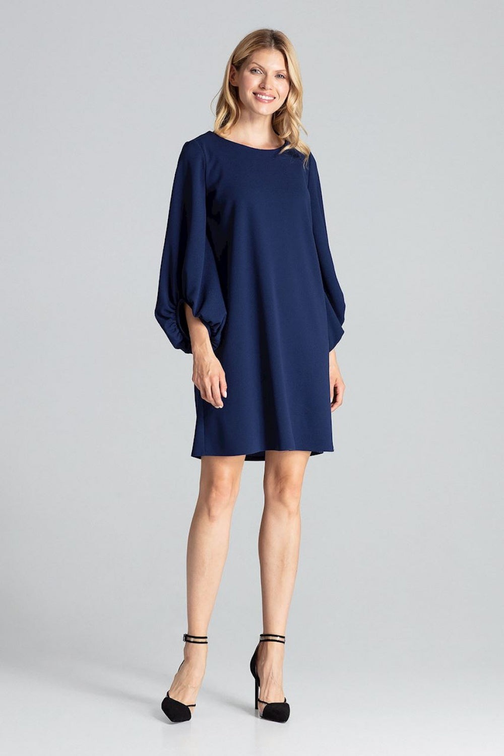 Day Dress M693 – Figl, Navy – Day Dress – image 2