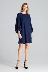 Day Dress M693 – Figl, Navy – Day Dress – image 2