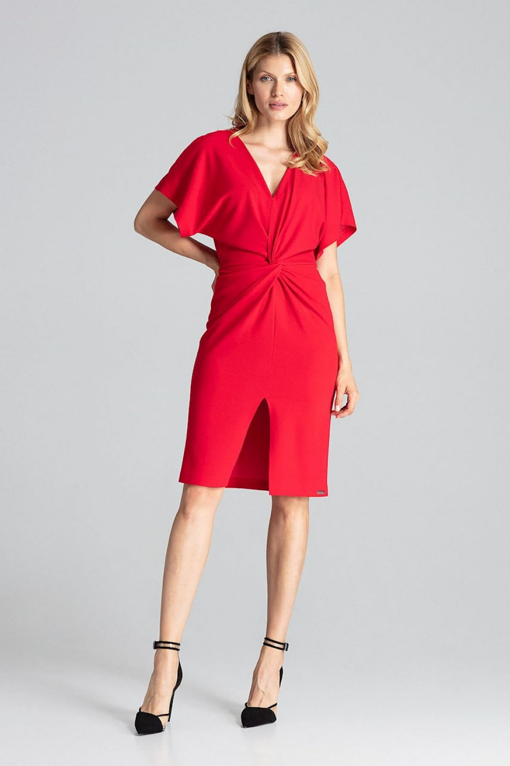 Day Dress M687 – Figl, Red – Day Dress