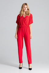 Suit M684 – Figl, Red – Jumpsuit