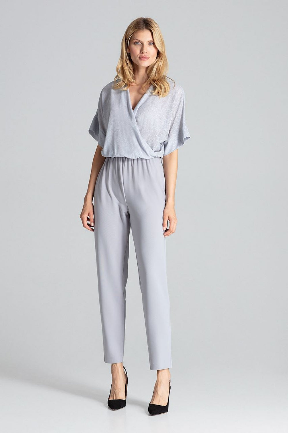 Suit M684 – Figl, Grey – Jumpsuit – image 2