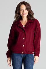 Jacket L075 – Lenitif, Burgundy – Jacket – image 2