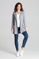 Cardigan L070 – Lenitif, Grey – Cardigan – image 2