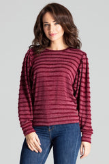 Blouse L069 – Lenitif, Burgundy – Blouse – image 2