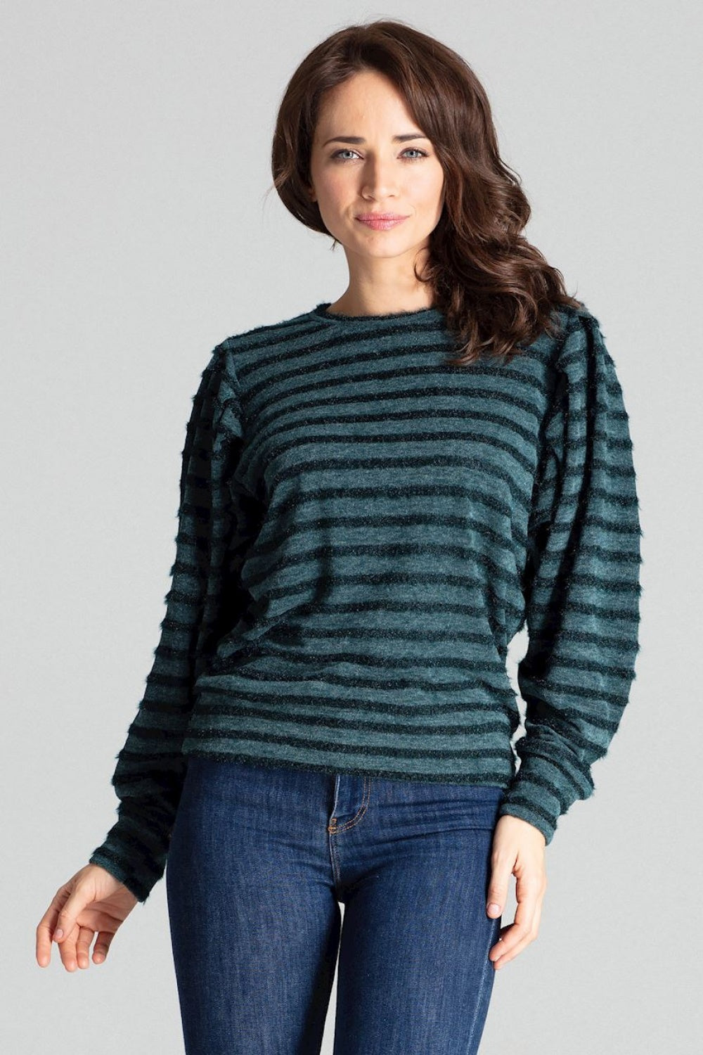 Blouse L069 – Lenitif, Green – Blouse – image 3
