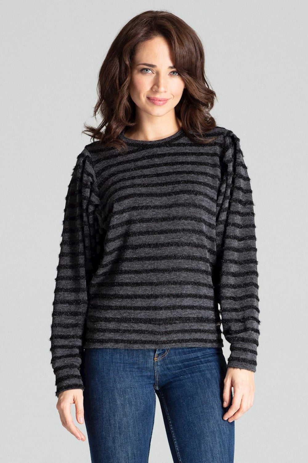 Blouse L069 – Lenitif, Black – Blouse – image 4