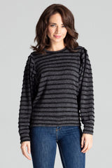 Blouse L069 – Lenitif, Black – Blouse – image 4
