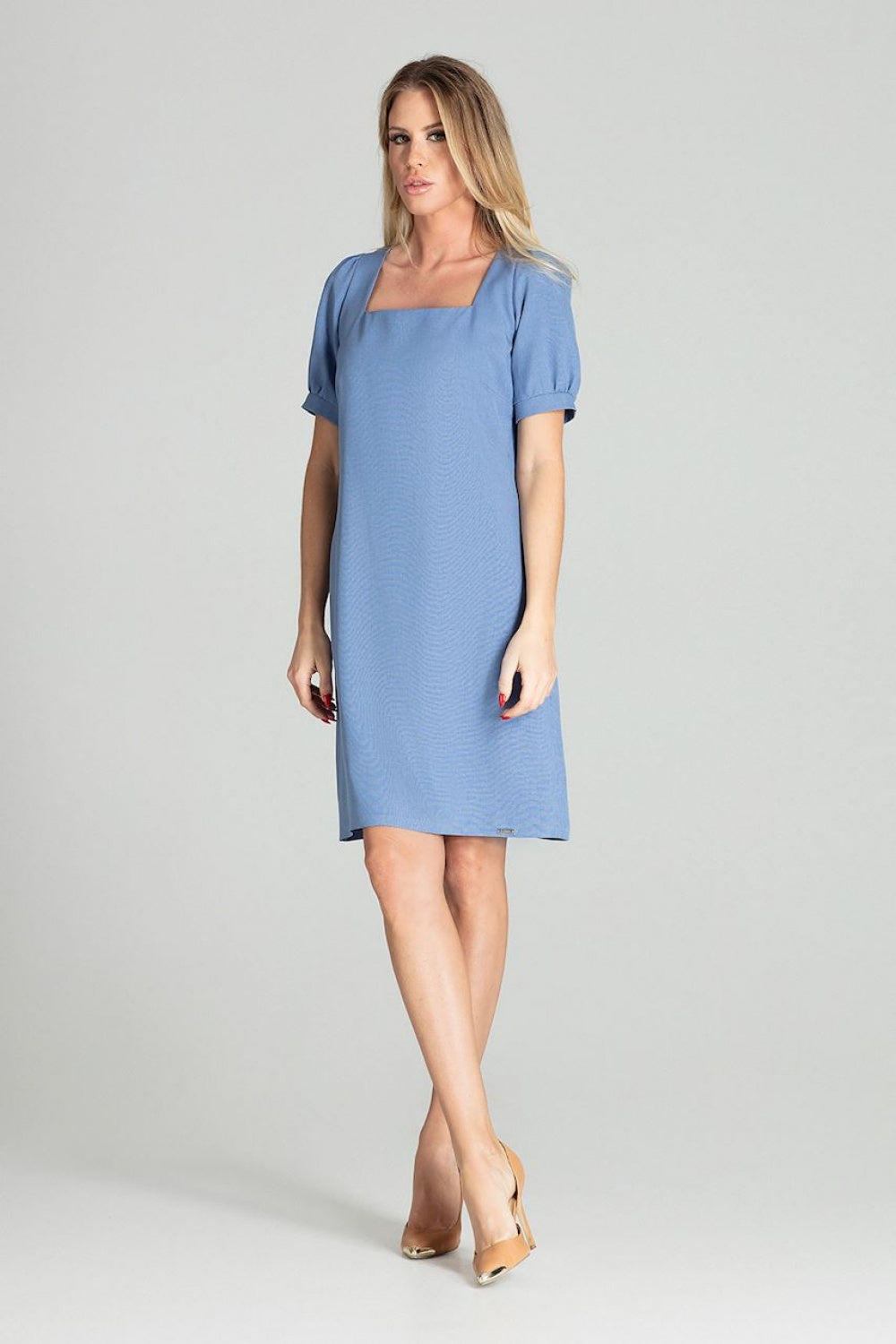 Day Dress M704 – Figl, Blue – Day Dress