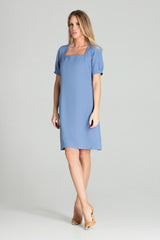 Day Dress M704 – Figl, Blue – Day Dress