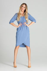 Day Dress M702 – Figl, Blue – Day Dress