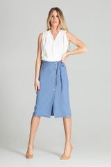 Skirt M697 – Figl, Blue – Skirt