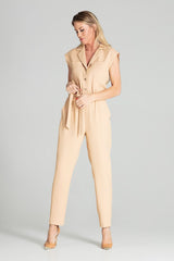 Suit M695 – Figl, Beige – Jumpsuit – image 2