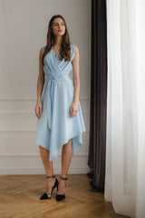 Cocktail dress L080 – Lenitif, Blue – Cocktail Dress – image 4