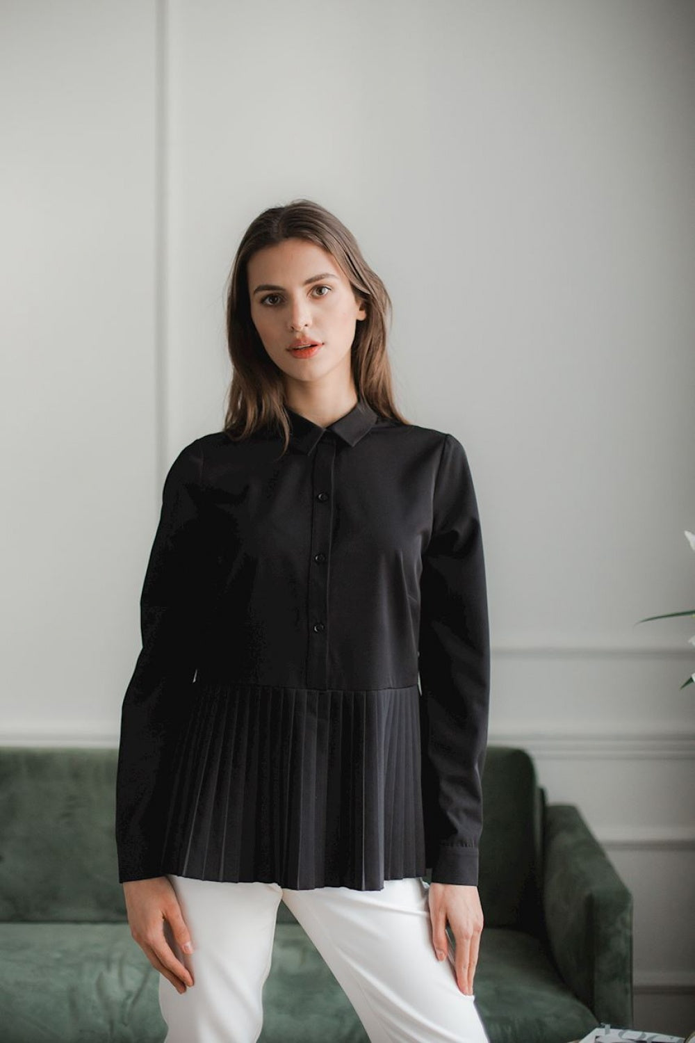 Blouse L089 – Lenitif, Black – Blouse