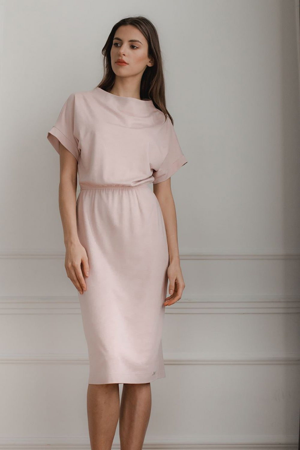 Day Dress L087 – Lenitif, Pink – Day Dress