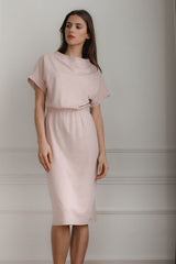 Day Dress L087 – Lenitif, Pink – Day Dress