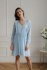 Cocktail dress L083 – Lenitif, Blue – Cocktail Dress – image 2
