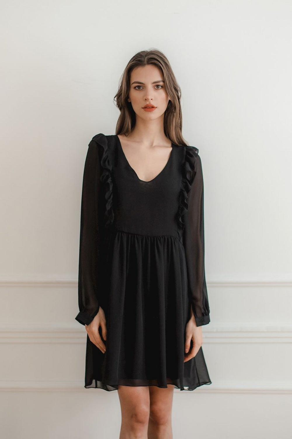 Cocktail dress L083 – Lenitif, Black – Cocktail Dress – image 4