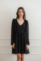 Cocktail dress L083 – Lenitif, Black – Cocktail Dress – image 4