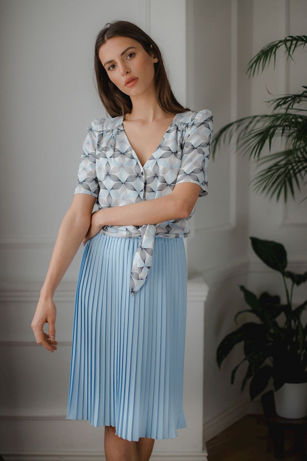 Skirt L078 – Lenitif, Blue – Skirt – image 3