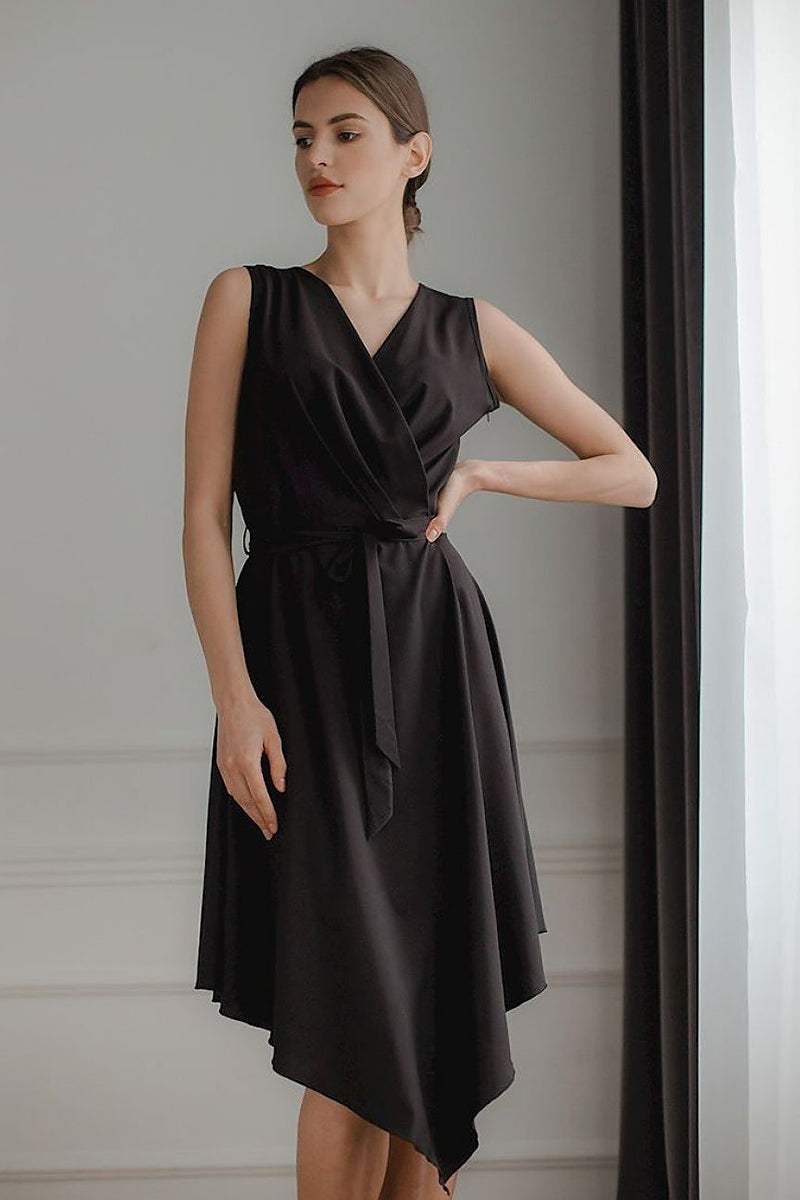 Cocktail dress L080 – Lenitif, Black – Cocktail Dress – image 3