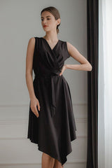 Cocktail dress L080 – Lenitif, Black – Cocktail Dress – image 3