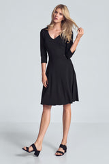 Cocktail dress M709 – Figl, Black – Cocktail Dress – image 3