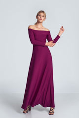 Long dress M707 – Figl, Fuchsia – Dress